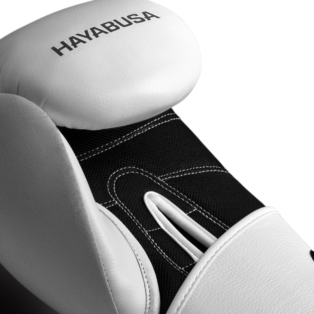 Guantes de Box Hayabusa S4 (Cuero) (Blanco) (Disponible por Encargo)