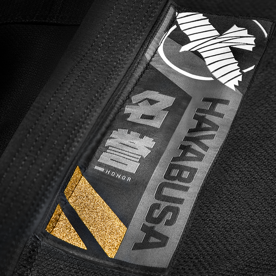 Uniforme de Jiujitsu Brasileño Hayabusa Ascend para Niño (Negro) (Disponible por Encargo)