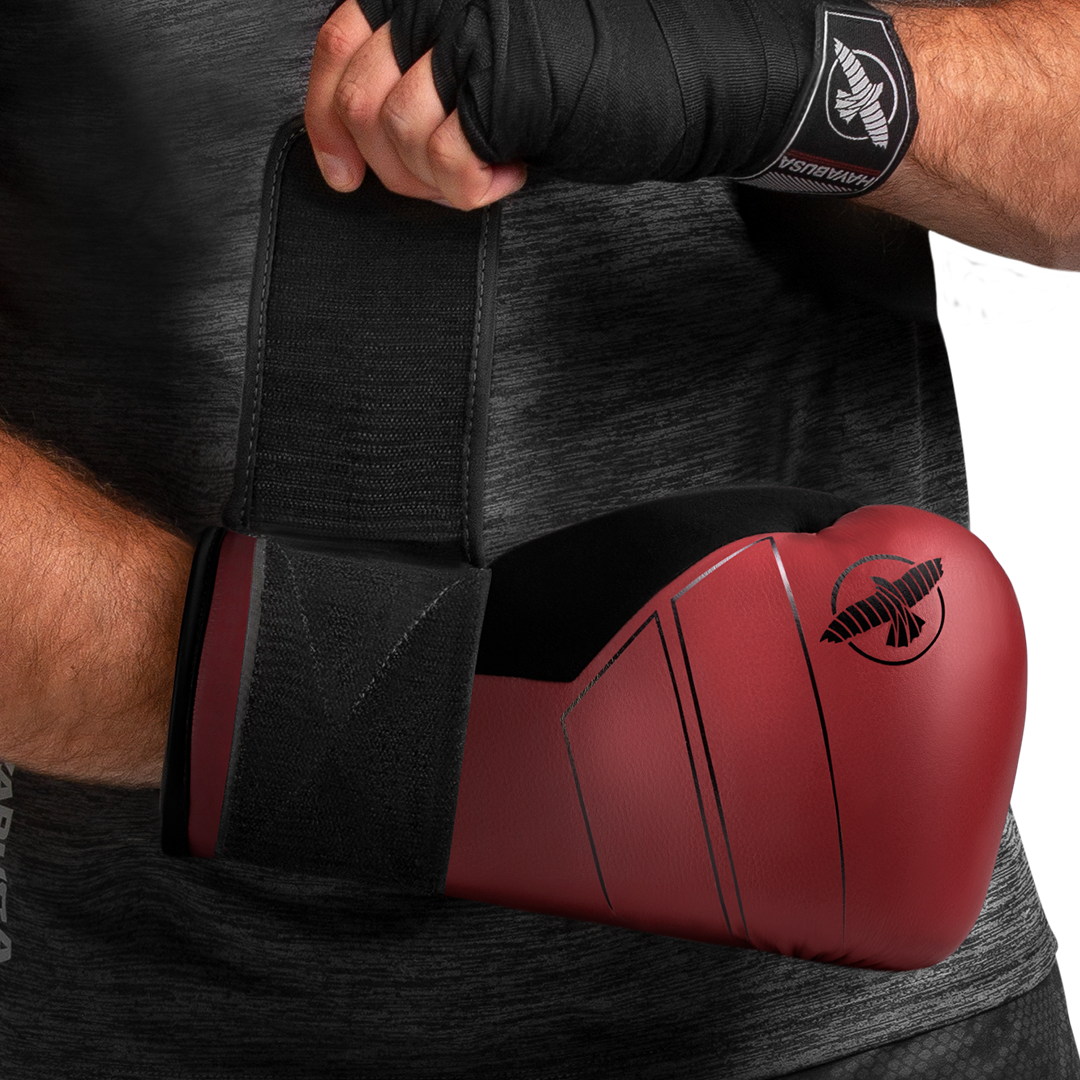 Guantes de Box Hayabusa S4 (Cuero) (Rojo) (Disponible por Encargo)