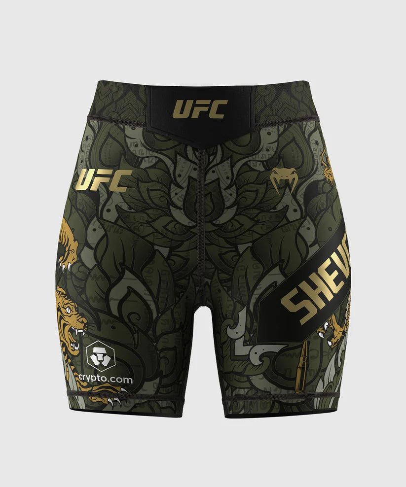 Licra Corta Venum UFC Unrivaled Valentina Shevchenko (Verde) (Disponible por Encargo)