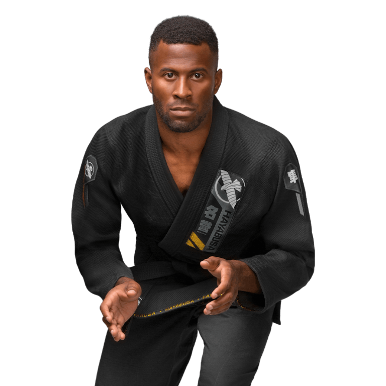 Uniforme de Jiujitsu Brasileño Liviano Hayabusa Ascend (Negro) (Disponible por Encargo)