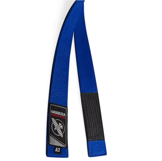 Cinta de Jiujitsu Brasileño Hayabusa (Azul) (Disponible por Encargo)
