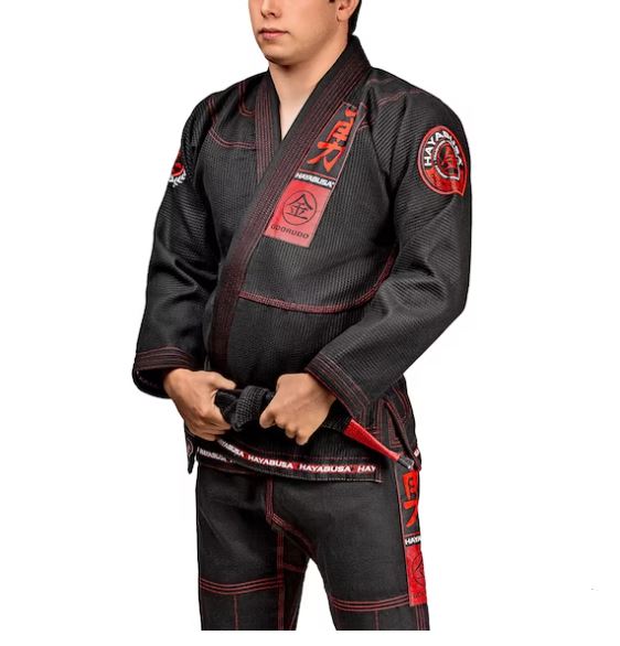 Uniforme de Jiujitsu Brasileño Hayabusa Goorudo 3 (Negro) (Disponible por Encargo)