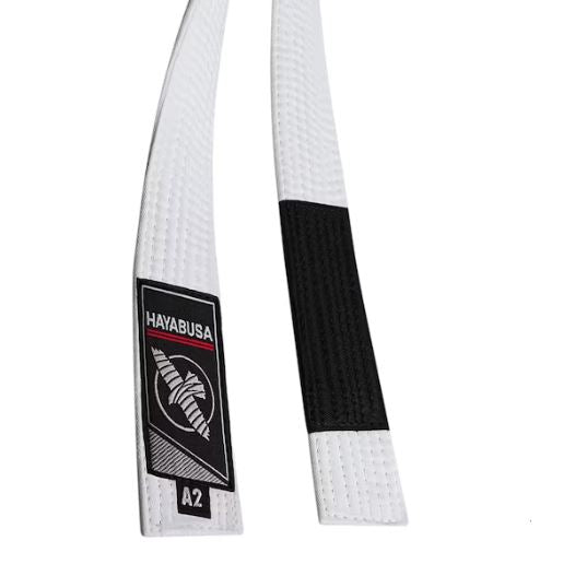 Cinta de Jiujitsu Brasileño Hayabusa (Blanca) (Disponible en Costa Rica y por Encargo)