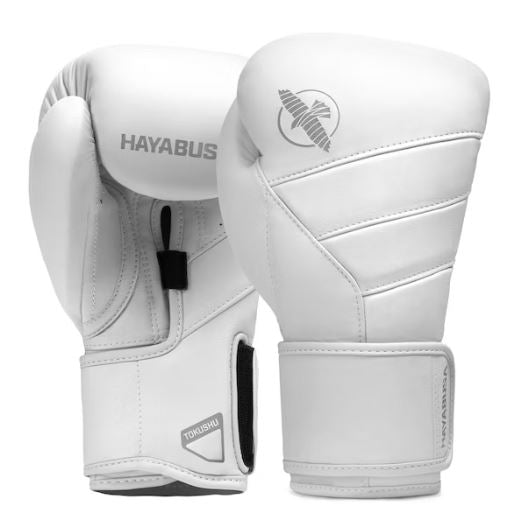 Guantes de Box Hayabusa T3 Kanpeki (Cuero) (Blanco) (Disponible por Encargo)