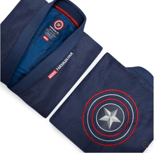 Uniforme de Jiujitsu Brasileño Hayabusa Capitán América (Marvel) (Disponible por Encargo)