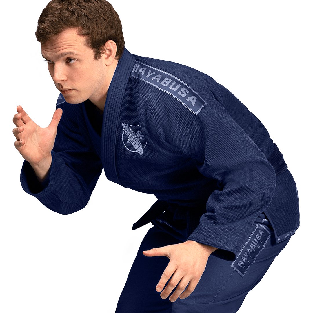 Uniforme de Jiujitsu Brasileño Liviano Hayabusa Lightweight (Azul / Gris) (Disponible por Encargo)