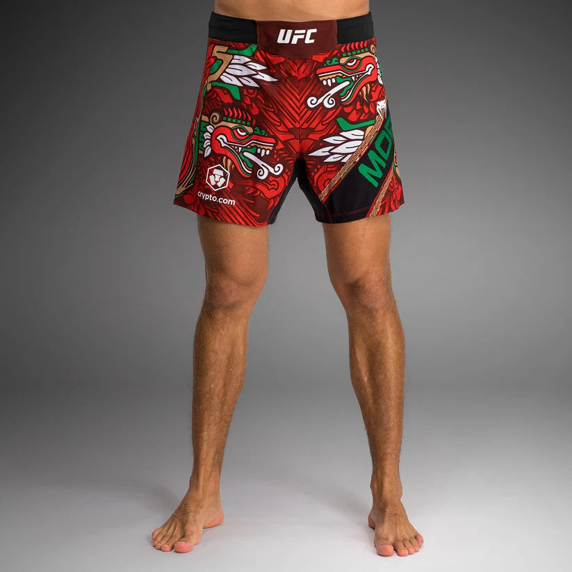Fightshorts Venum UFC Unrivaled Brandon Moreno (Short Fit) (Rojo) (Disponible por Encargo)