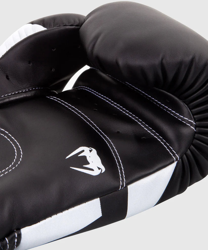 Guantes de Box Venum Elite (Negro / Blanco) (Disponible por Encargo)