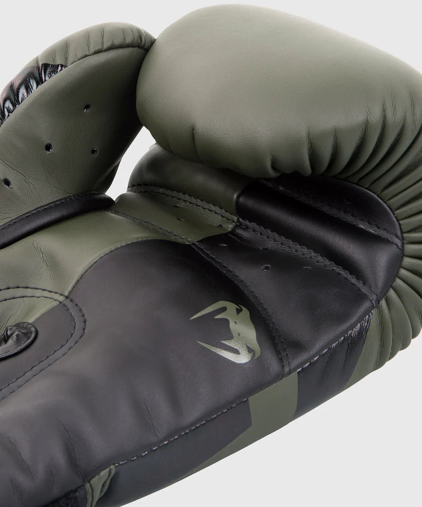 Guantes de Box Venum Elite (Caqui / Negro) (Disponible por Encargo)