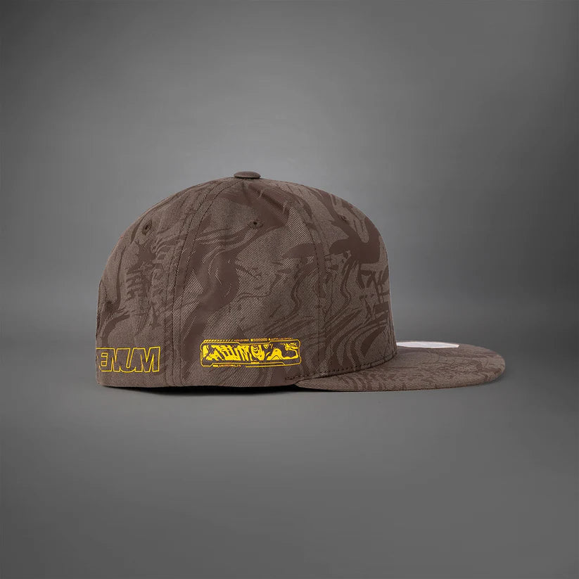 Gorra Venum UFC Fusion Authentic Fight Week (Café / Amarillo) (Disponible en Costa Rica)