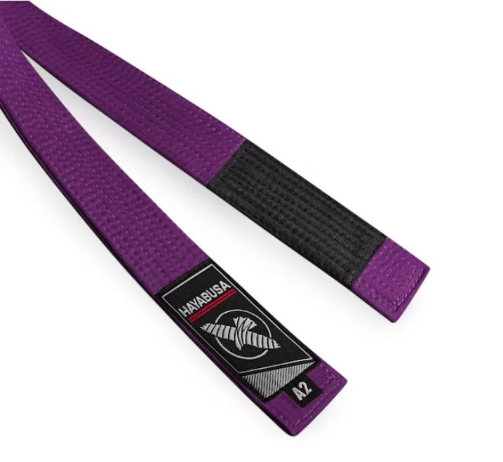 Cinta de Jiujitsu Brasileño Hayabusa (Morada) (Disponible por Encargo)