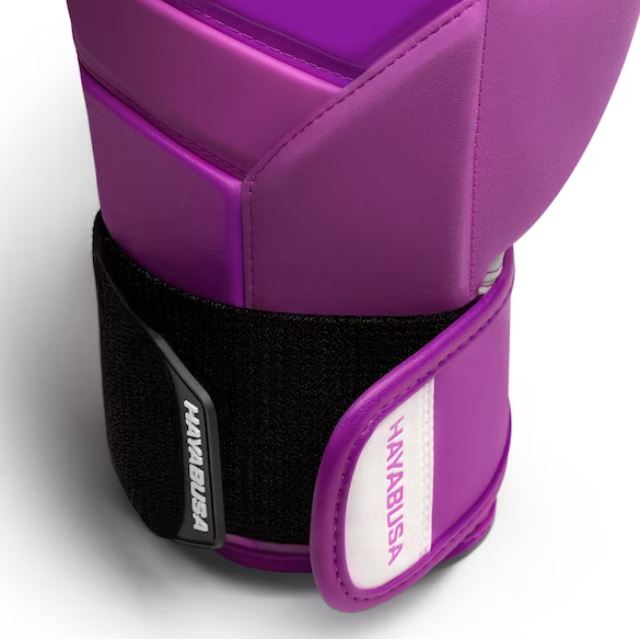 Guantes de Box Hayabusa T3 Neón (Morado / Blanco) (Disponible por Encargo)