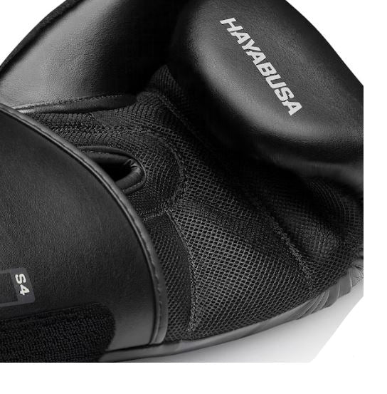 Guantes de Box Hayabusa S4 para Niños (Negro / Gris) (Disponible por Encargo)