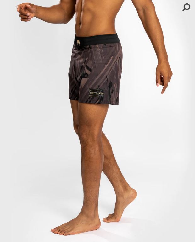 Fightshorts Venum Tecmo 2.0 (Negro / Marrón) (Disponible en Costa Rica y por Encargo)