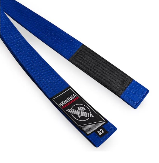 Cinta de Jiujitsu Brasileño Hayabusa (Azul) (Disponible por Encargo)