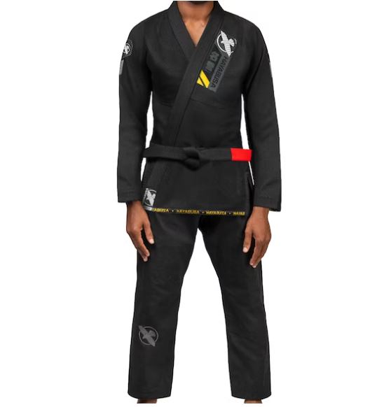 Uniforme de Jiujitsu Brasileño Liviano Hayabusa Ascend (Negro) (Disponible por Encargo)