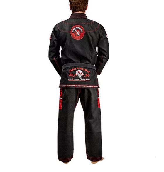 Uniforme de Jiujitsu Brasileño Hayabusa Goorudo 3 (Negro) (Disponible por Encargo)