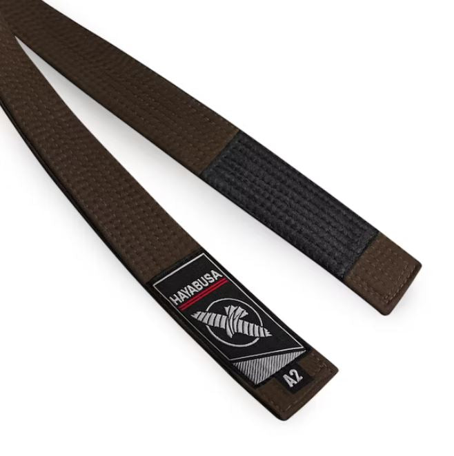 Cinta de Jiujitsu Brasileño Hayabusa (Negra) (Disponible por Encargo)