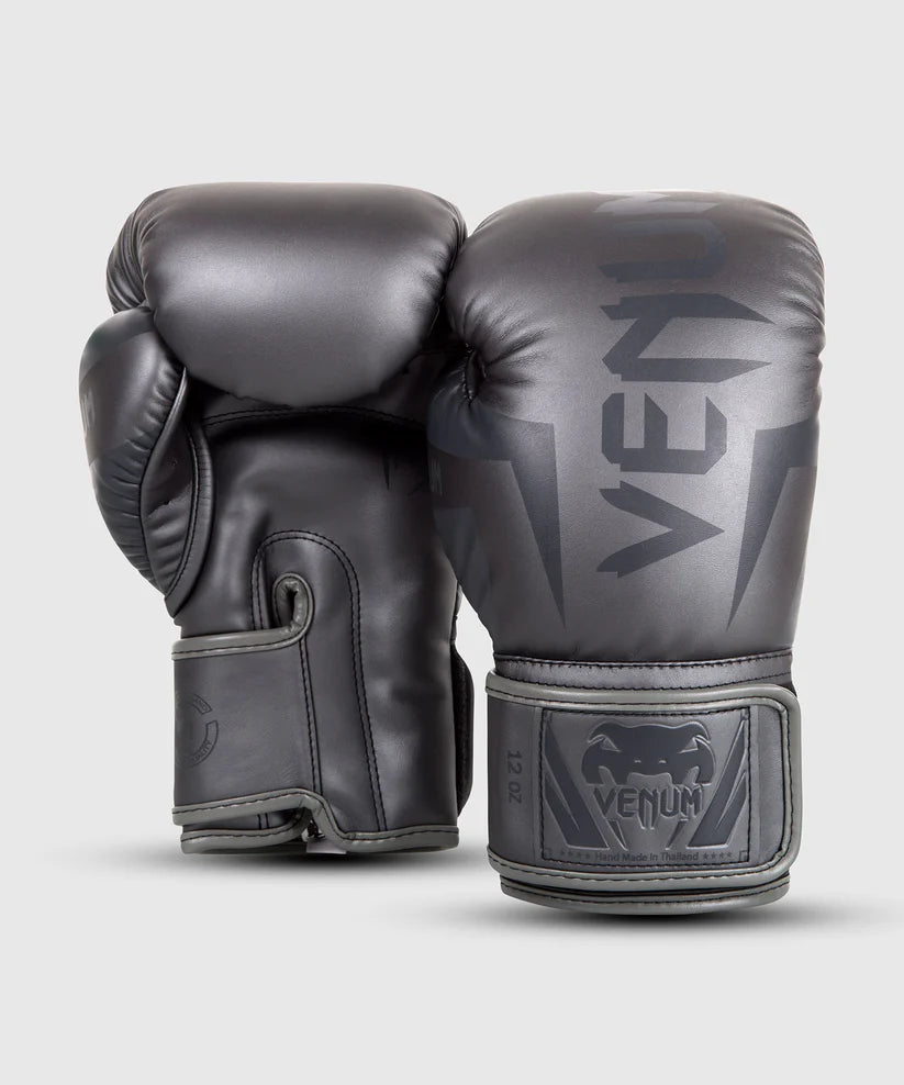 Guantes de Box Venum Elite (Gris / Gris) (Disponible por Encargo)