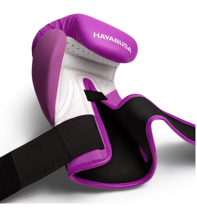 Guantes de Box Hayabusa T3 Neón (Morado / Blanco) (Disponible por Encargo)