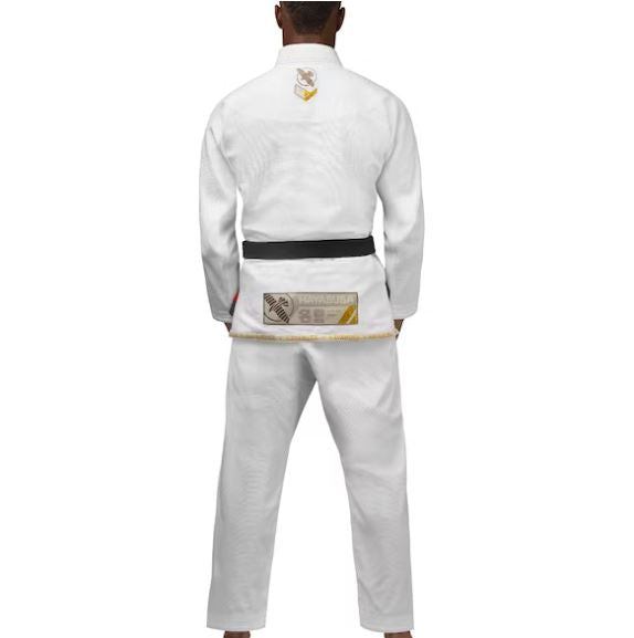 Uniforme de Jiujitsu Brasileño Liviano Hayabusa Ascend (Blanco) (Disponible por Encargo)