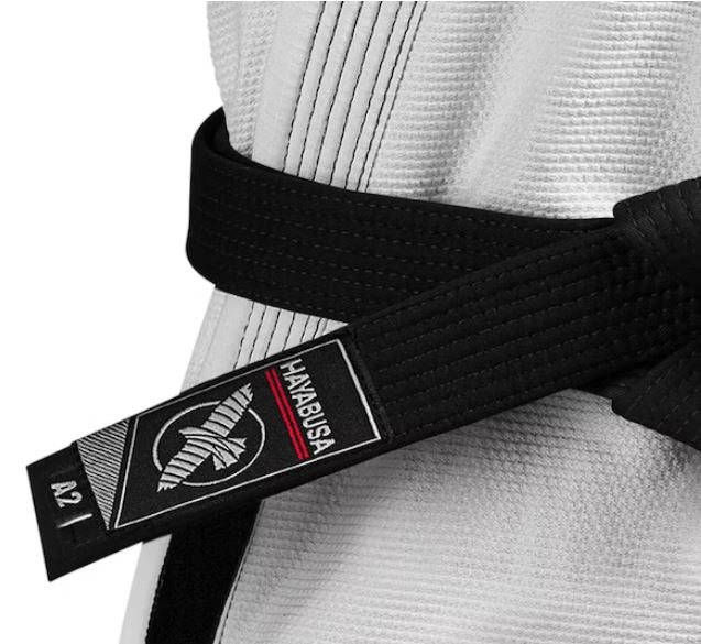 Cinta de Jiujitsu Brasileño Hayabusa (Negra) (Disponible por Encargo)