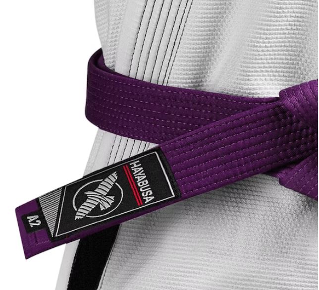 Cinta de Jiujitsu Brasileño Hayabusa (Morada) (Disponible por Encargo)
