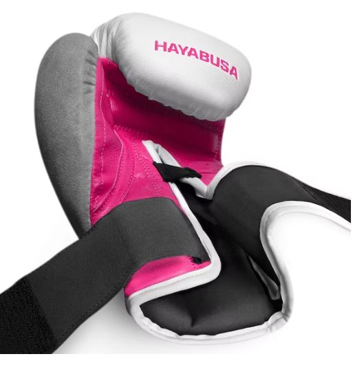 Guantes de Box Hayabusa T3 (Blanco / Rosado) (Disponible por Encargo)