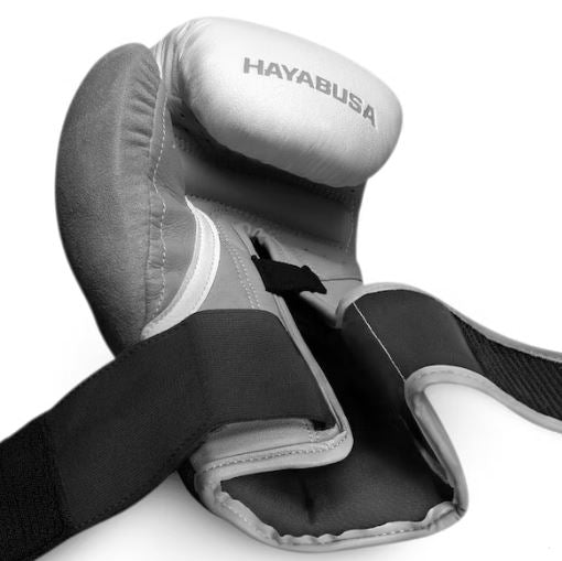 Guantes de Box Hayabusa T3 (Blanco / Gris) (Disponible por Encargo)