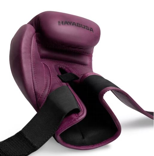 Guantes de Box Hayabusa T3 de Cuero de Lujo (Morado) (Disponible por Encargo)