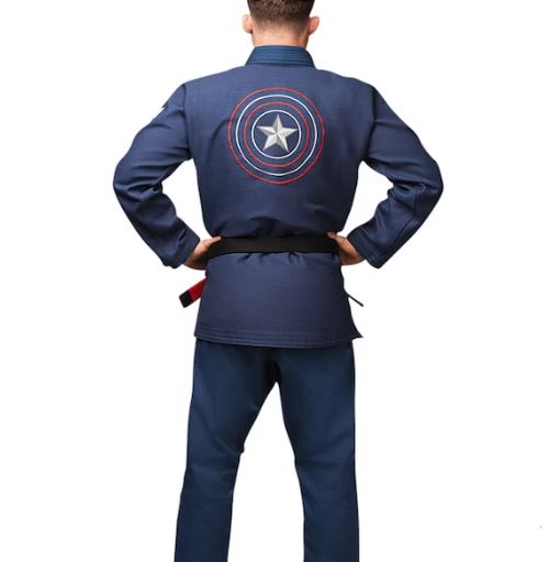 Uniforme de Jiujitsu Brasileño Hayabusa Capitán América (Marvel) (Disponible por Encargo)