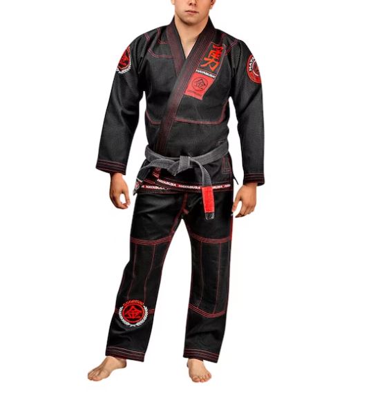 Uniforme de Jiujitsu Brasileño Hayabusa Goorudo 3 (Negro) (Disponible por Encargo)