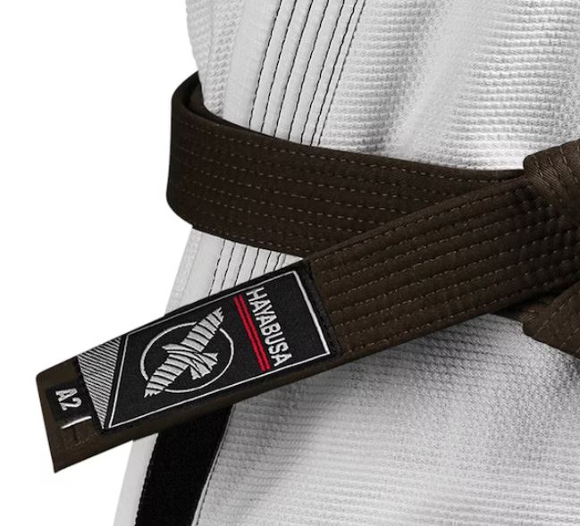 Cinta de Jiujitsu Brasileño Hayabusa (Negra) (Disponible por Encargo)