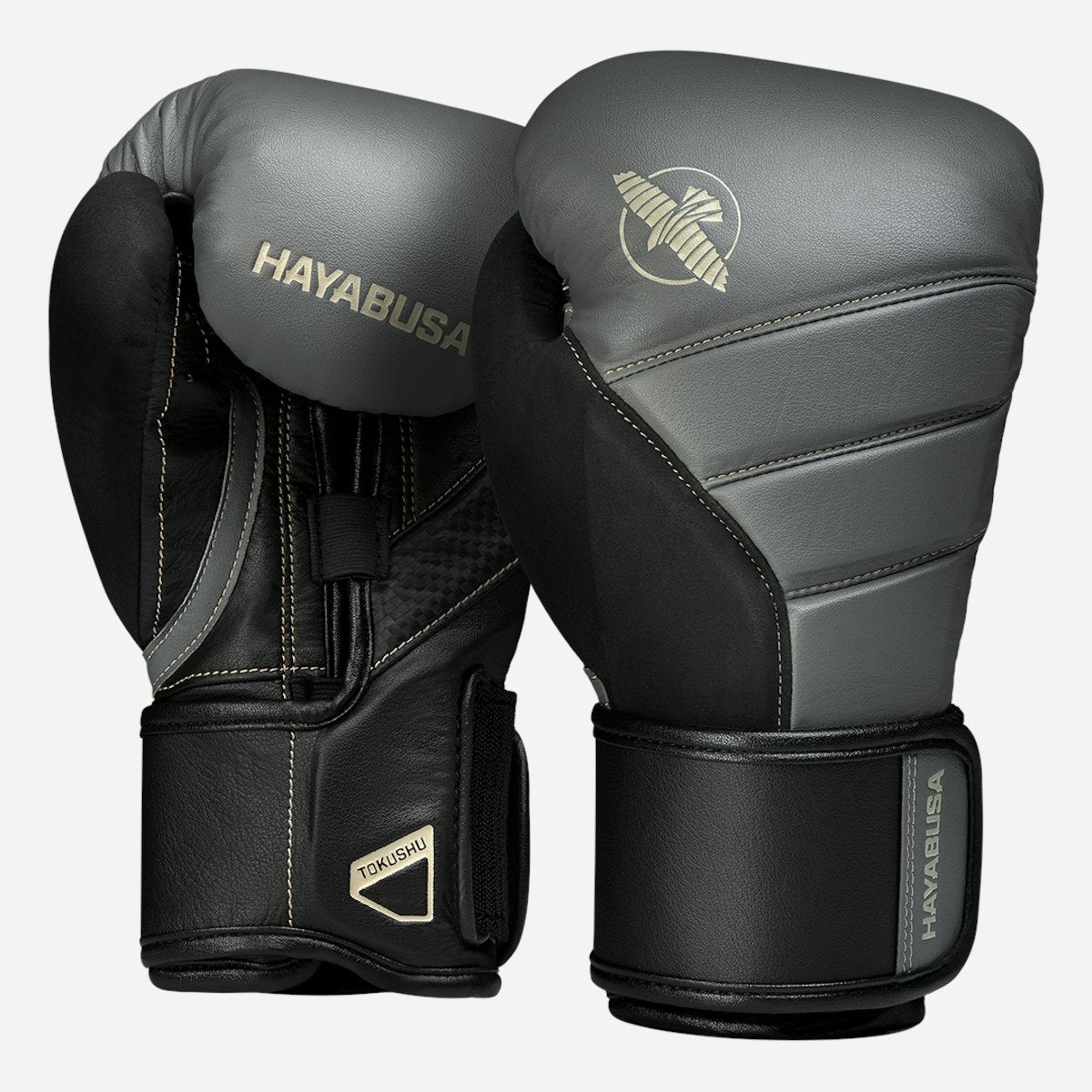 Guantes de Box Hayabusa T3 (Negro / Gris) (Disponible por Encargo)