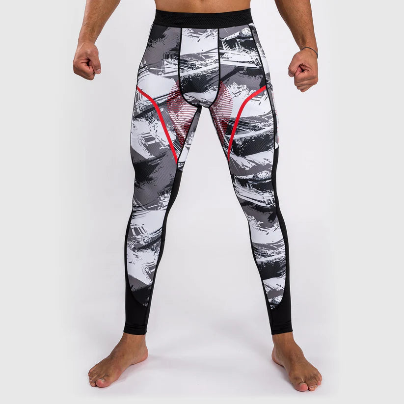 Licra Larga Venum Electron 3.0 (Gris / Rojo) (Disponible por en Costa Rica y Encargo)
