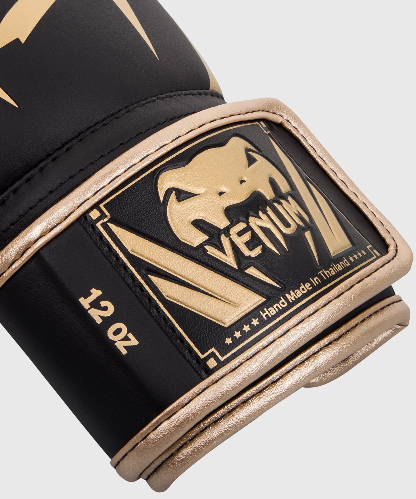 Guantes de Box Venum Elite (Negro / Dorado) (Disponible por Encargo)