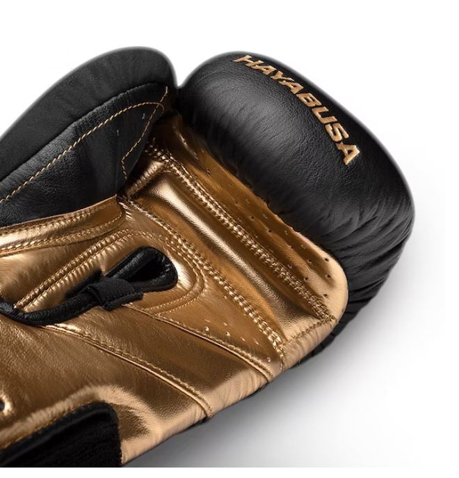 Guantes de Box Hayabusa T3 (Negro / Dorado) (Disponible por Encargo)
