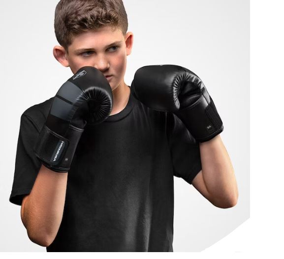 Guantes de Box Hayabusa S4 para Niños (Negro / Gris) (Disponible por Encargo)