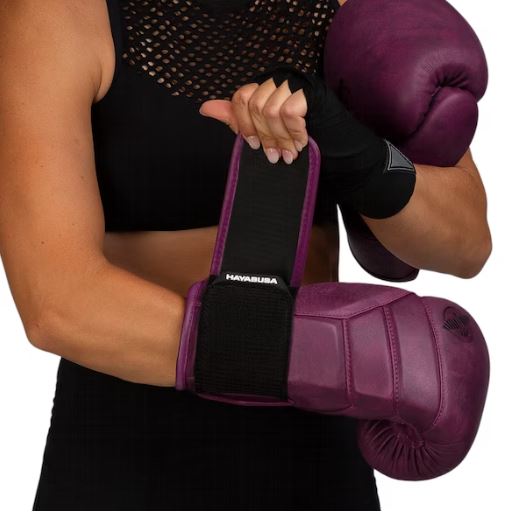 Guantes de Box Hayabusa T3 de Cuero de Lujo (Morado) (Disponible por Encargo)
