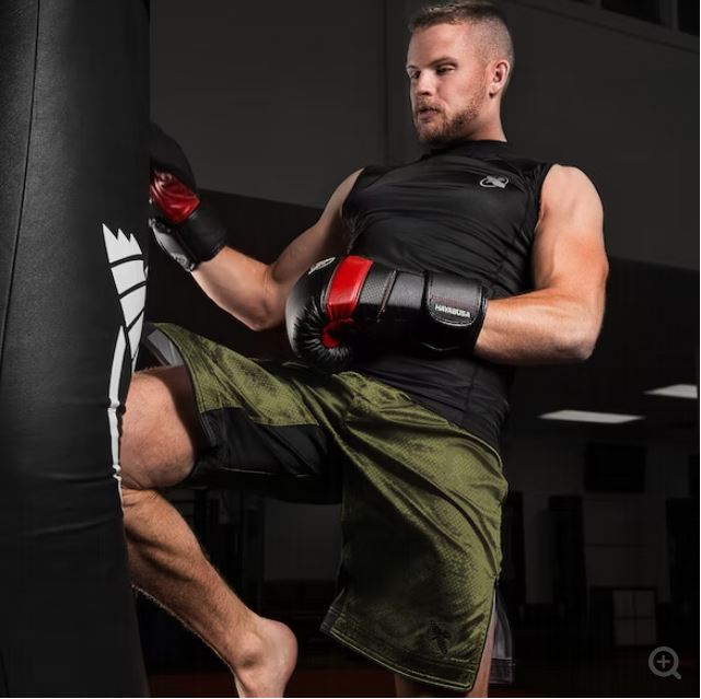 Fightshorts Hayabusa Hexagon (Largos) (Verde) (Disponible por Encargo)