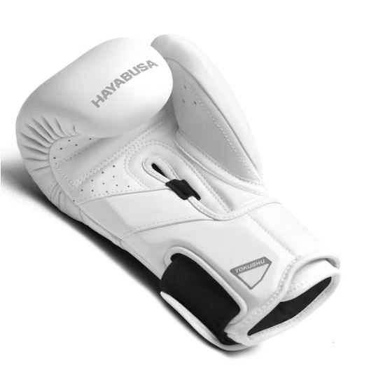 Guantes de Box Hayabusa T3 Kanpeki (Cuero) (Blanco) (Disponible por Encargo)