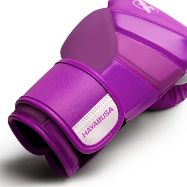 Guantes de Box Hayabusa T3 Neón (Morado / Blanco) (Disponible por Encargo)