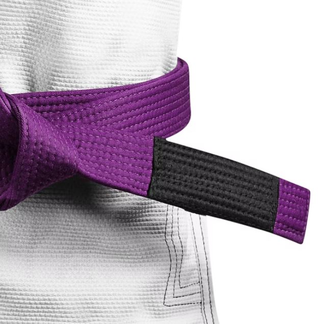 Cinta de Jiujitsu Brasileño Hayabusa (Morada) (Disponible por Encargo)