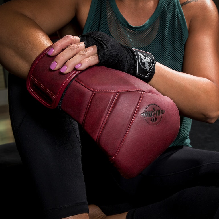 Guantes de Box Hayabusa T3 de Cuero de Lujo (Rojo) (Disponible por Encargo)