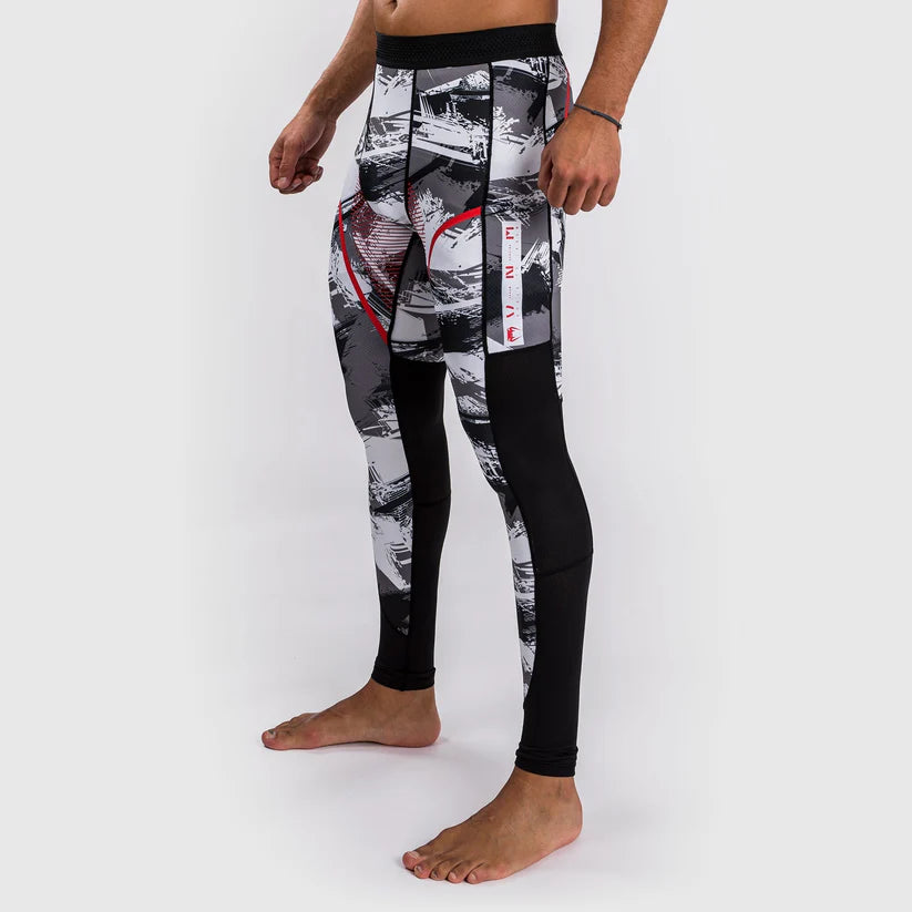 Licra Larga Venum Electron 3.0 (Gris / Rojo) (Disponible por en Costa Rica y Encargo)