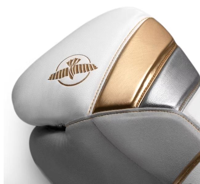 Guantes de Box Hayabusa T3 (Blanco / Dorado) (Disponible por Encargo)