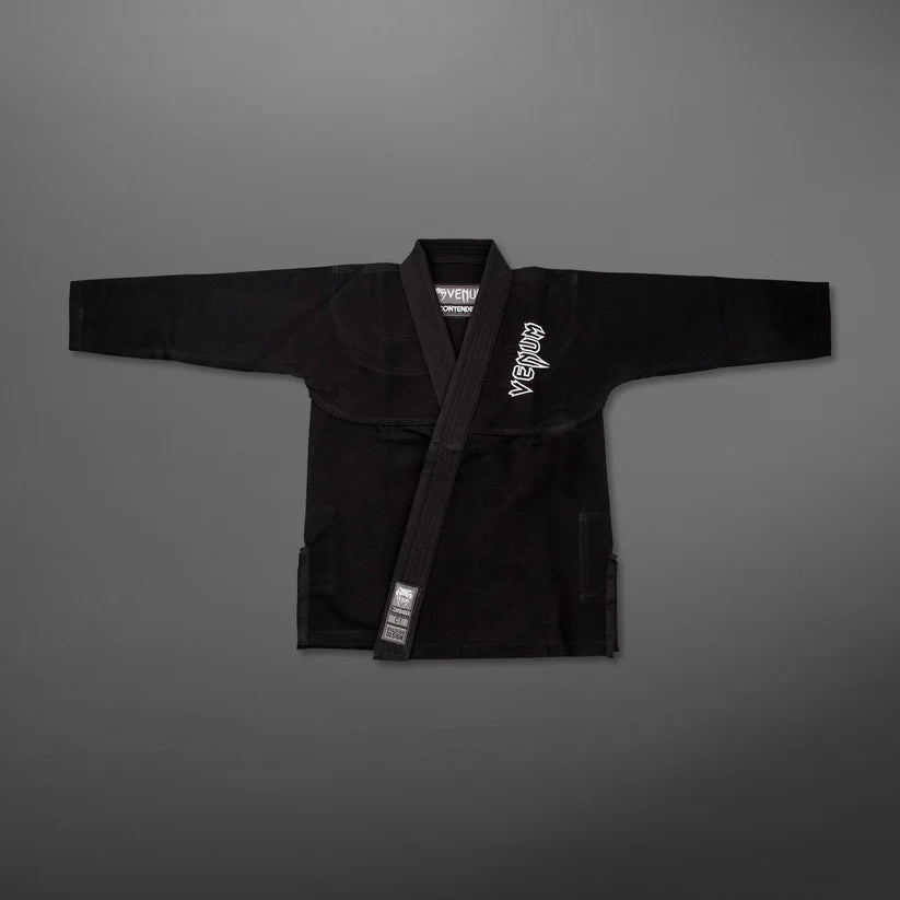 Uniforme de Jiujitsu Brasileño Venum Contender para Niño (Negro) (Disponible por Encargo)
