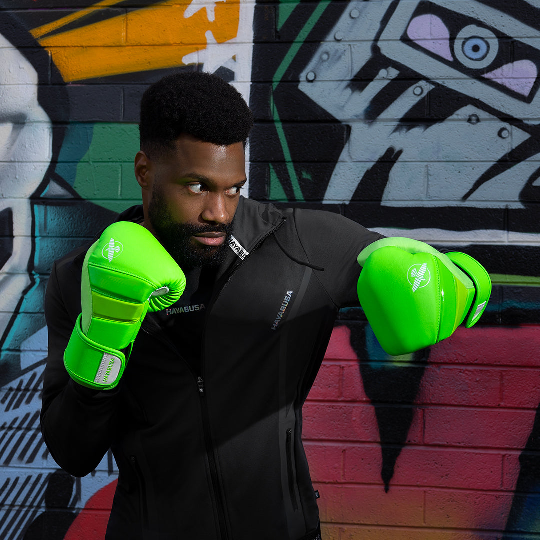 Guantes de Box Hayabusa T3 Neón (Verde / Blanco) (Disponible por Encargo)