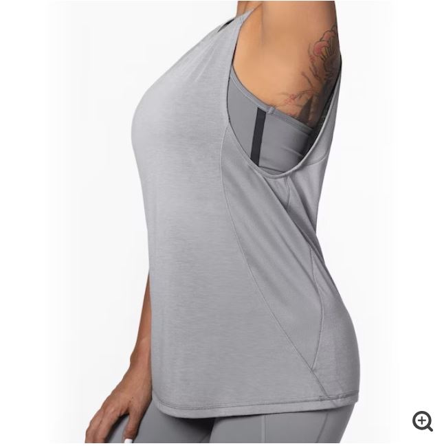 Blusa de Tirantes Ultraligera de Mujer Hayabusa (Gris) (Disponible por Encargo)